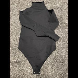 Skims black turtleneck bodysuit